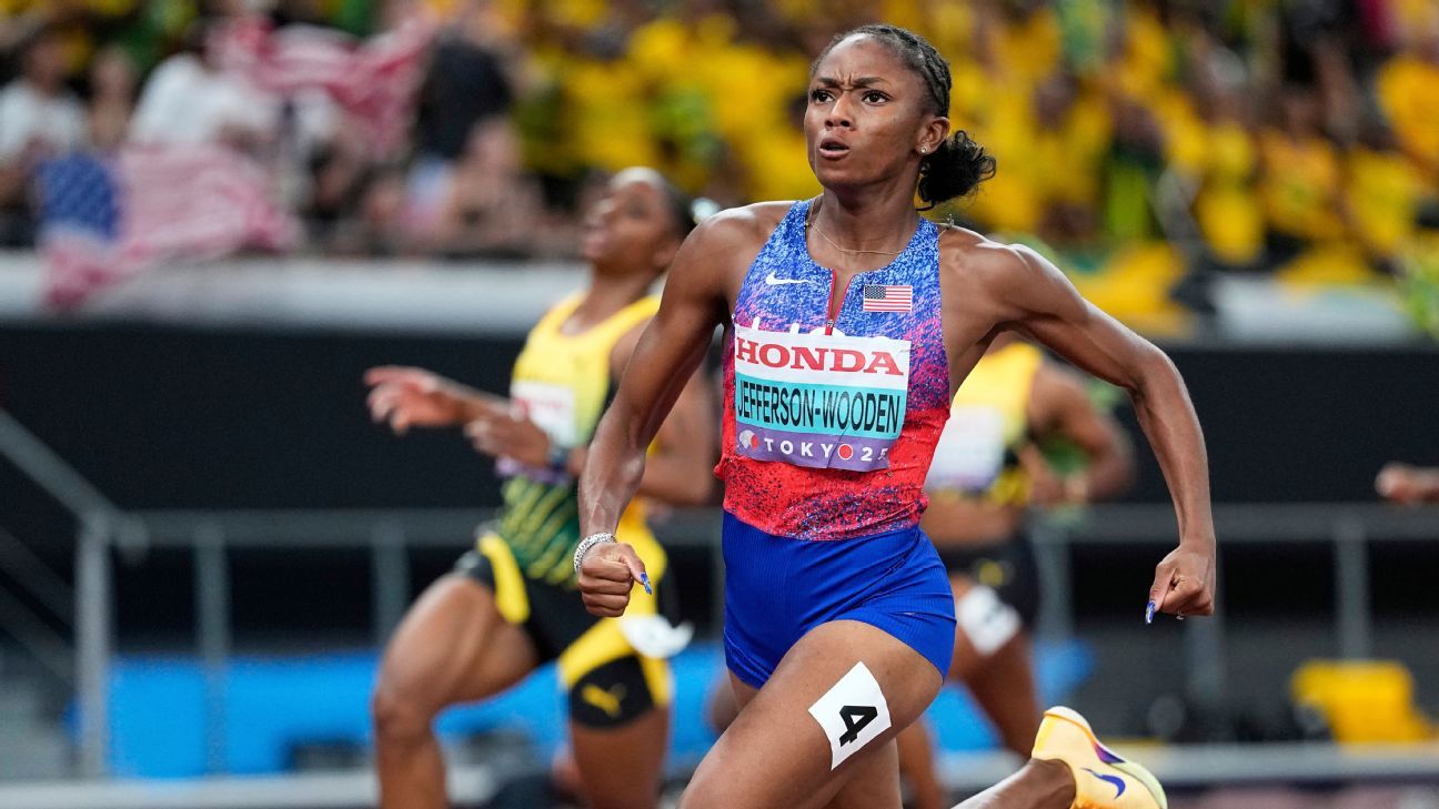 100m Gold For Jefferson-Wooden At USA National Championships