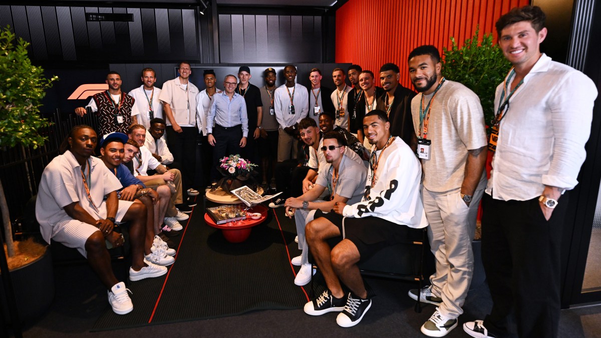 A Day At The Races: Tuchel And The England Squad At The Spanish Grand Prix A Day At The Races: Tuchel And The England Squad At The Spanish Grand Prix