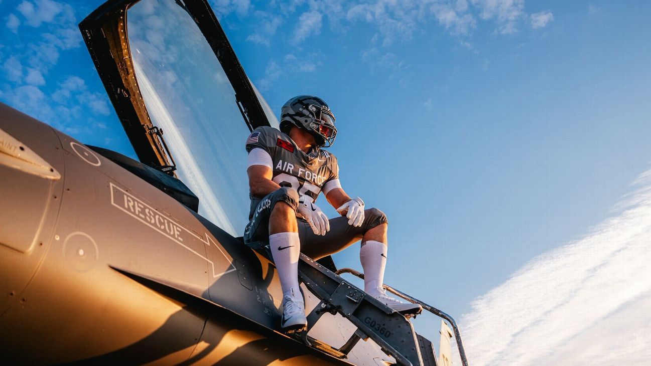 Air Force Unveils New Uniforms For Navy Match: Air Power Legacy Series