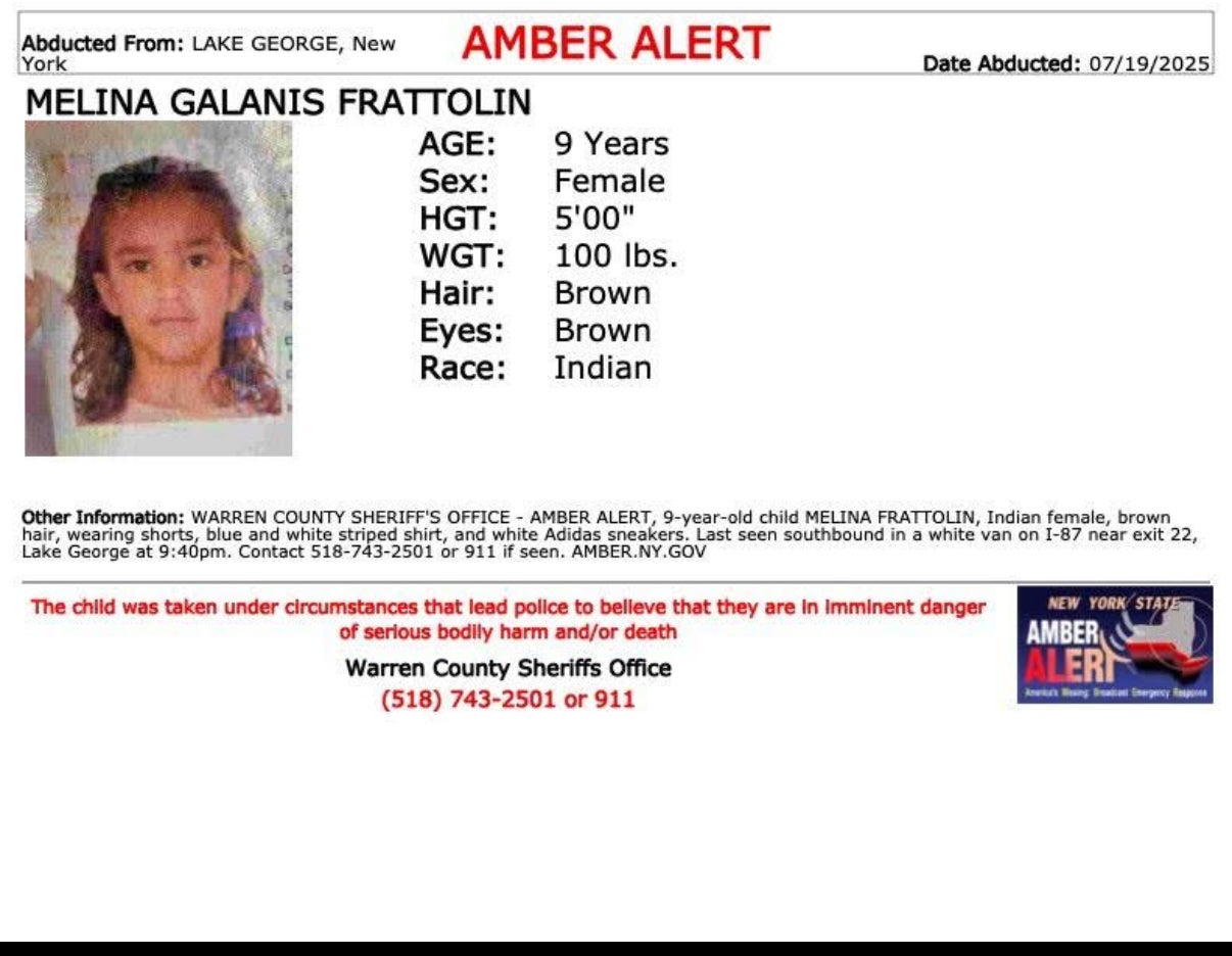 AMBER Alert: Child Abduction In Warren County, Police Investigate AMBER Alert: Child Abduction In Warren County, Police Investigate