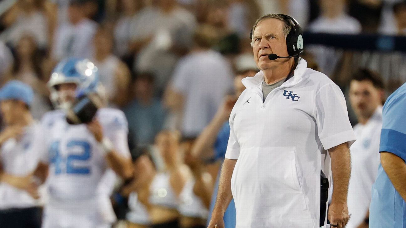 Belichick's Inaugural UNC Win Coupled With Patriots Scout Ban - ESPN News Belichick's Inaugural UNC Win Coupled With Patriots Scout Ban - ESPN News