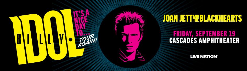 Billy Idol Rocks Cascades Amphitheater: Concert Review