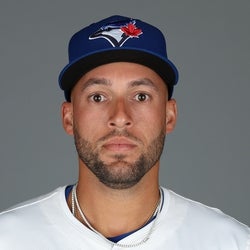 Blue Jays' George Springer Exits Game After Being Hit In The Head Blue Jays' George Springer Exits Game After Being Hit In The Head