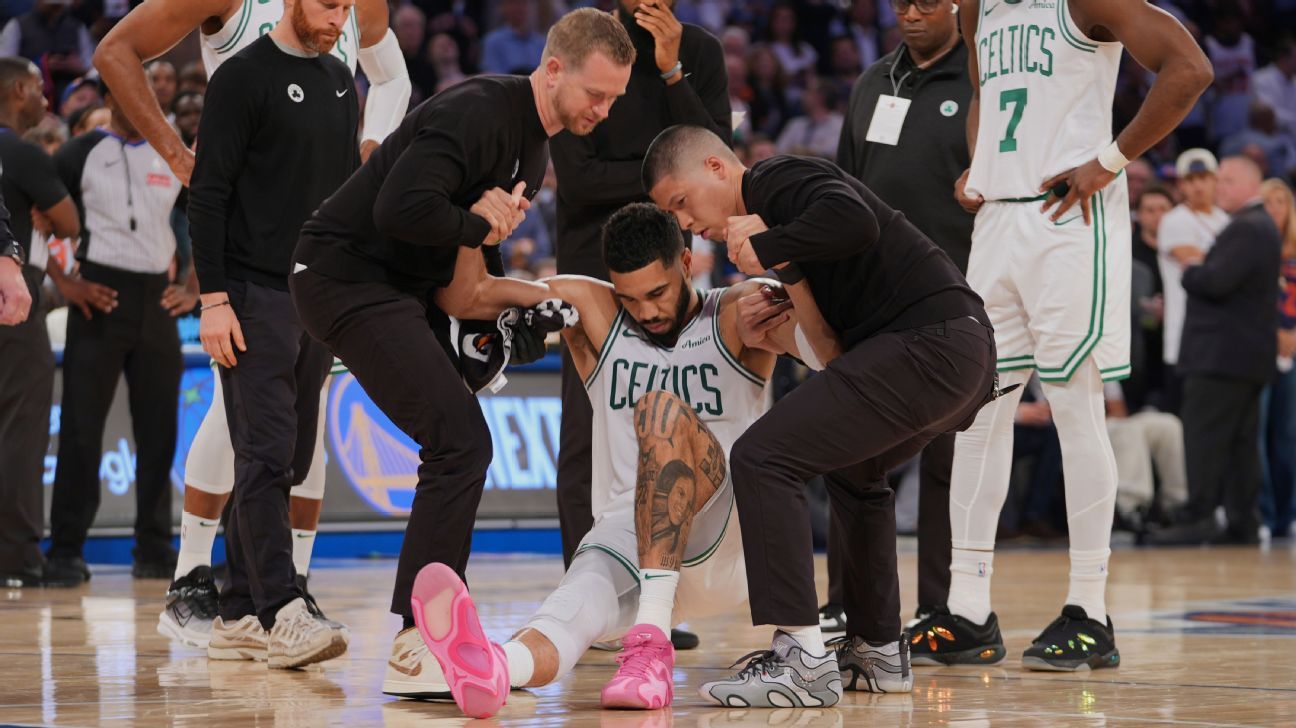 Boston Celtics Forward Jayson Tatum Faces Long Recovery After Achilles Surgery