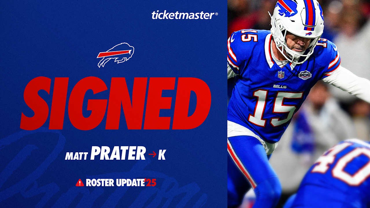 Buffalo Bills Sign K Matt Prater, P Cameron Johnston; Release P Brad Robbins Buffalo Bills Sign K Matt Prater, P Cameron Johnston; Release P Brad Robbins