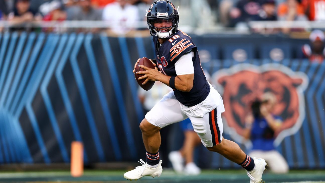 Caleb Williams Shines: Preseason Debut Highlights Strong Training Camp Performance