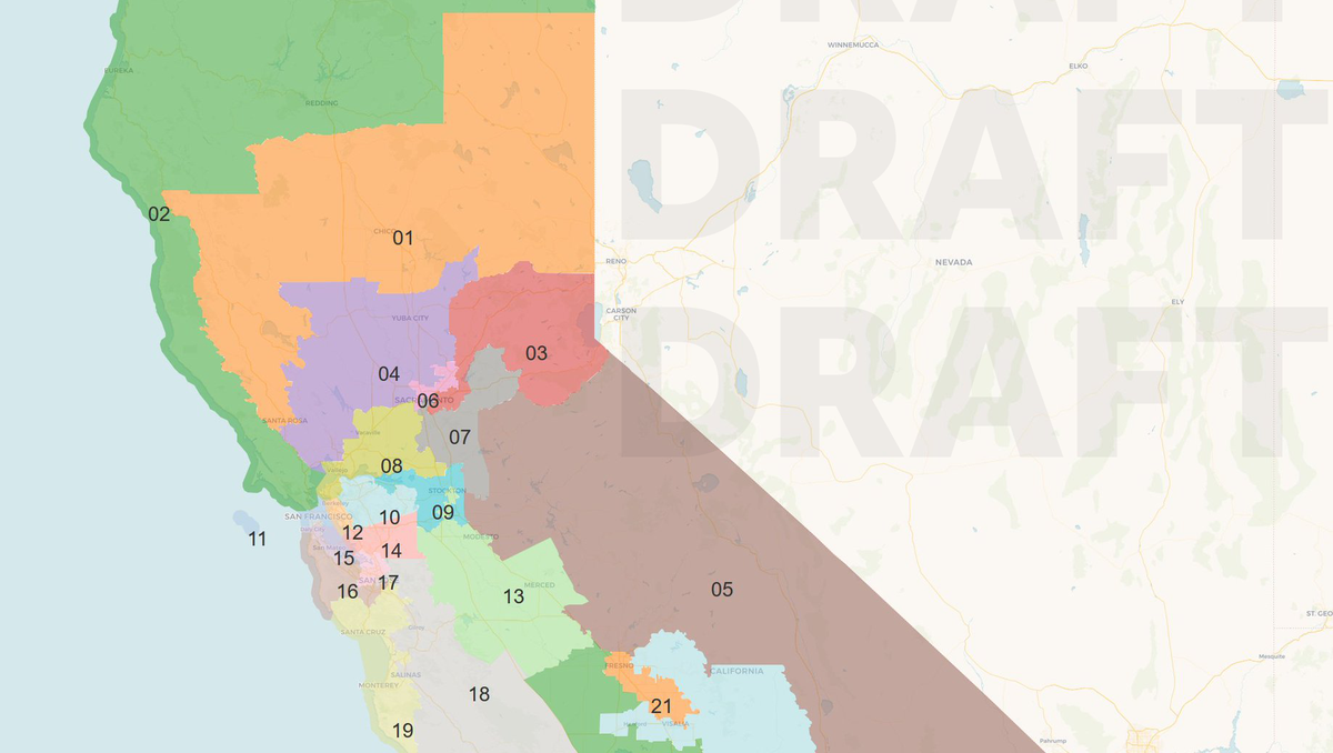 California's Congressional Redistricting: Maps And Analysis Of The Proposed Changes