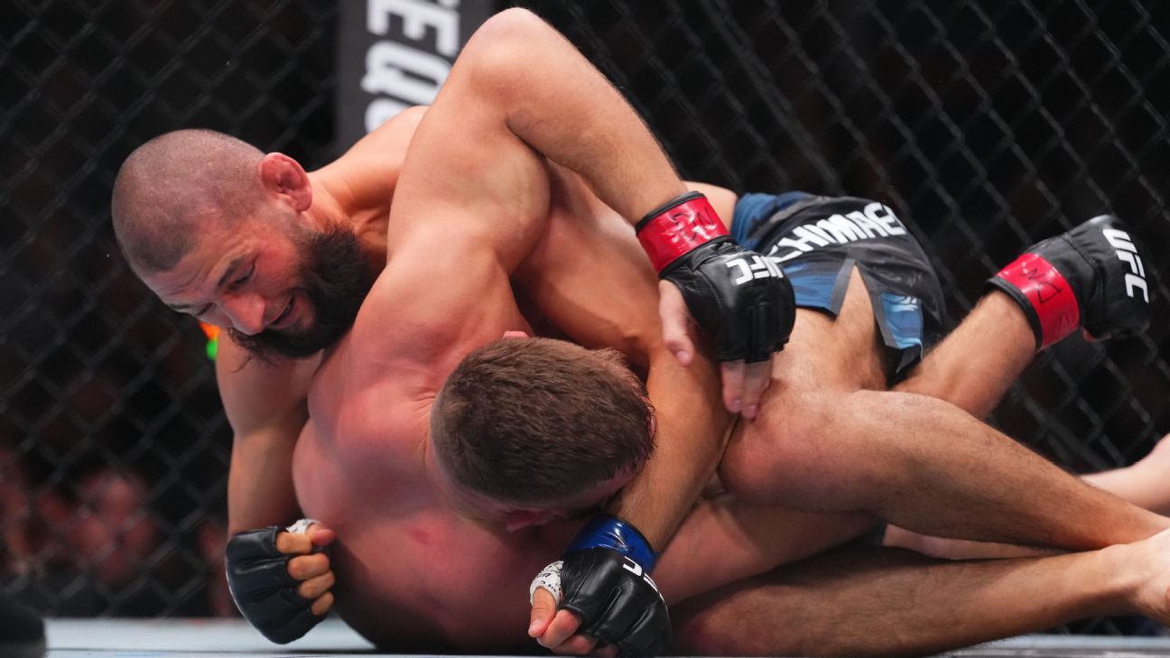 Chimaev Overpowers Du Plessis At UFC 319, Secures Championship