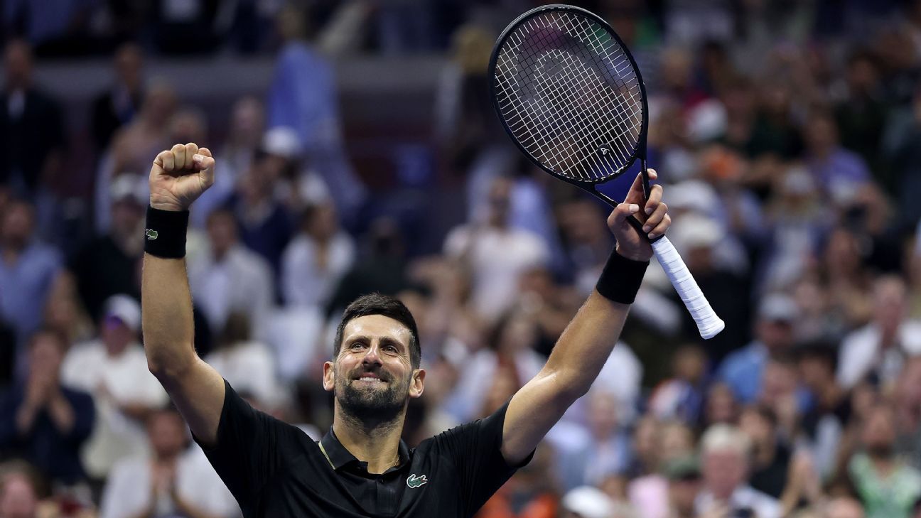 Djokovic Dominates At US Open, Cruises Into Quarterfinals Djokovic Dominates At US Open, Cruises Into Quarterfinals