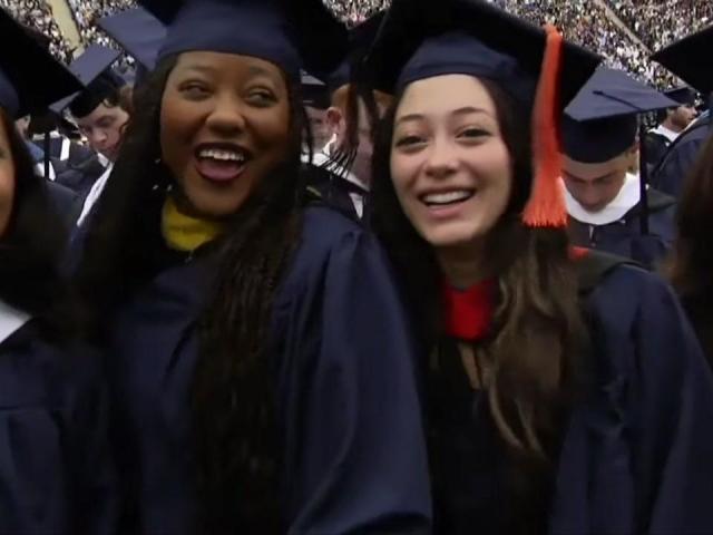 Duke University Holds Commencement Exercises At Wallace Wade Stadium