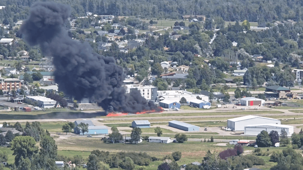 Emergency Response Following Plane Crash At Kalispell City Airport Emergency Response Following Plane Crash At Kalispell City Airport