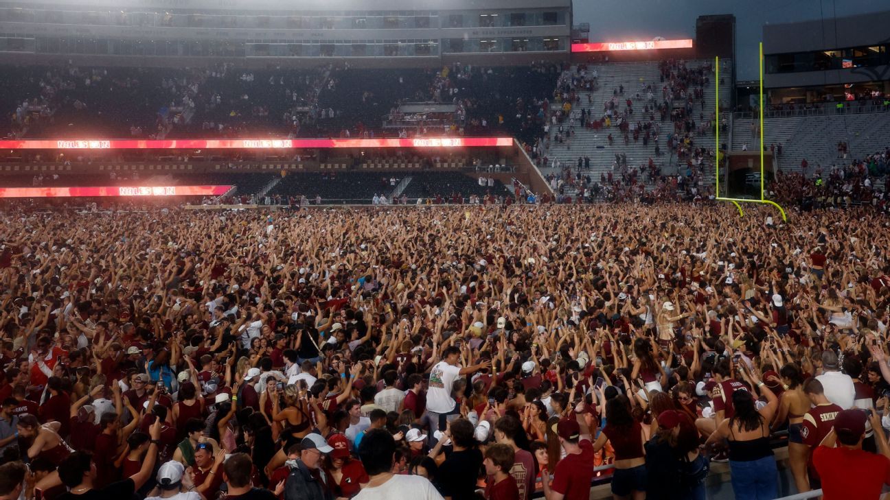 Florida State Faces $50,000 Penalty From ACC For Post-Alabama Game Celebration Florida State Faces $50,000 Penalty From ACC For Post-Alabama Game Celebration