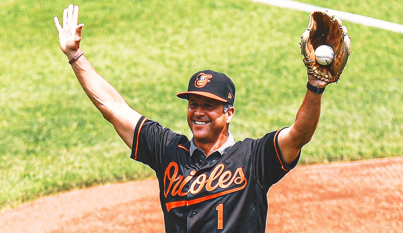 Harbaugh Brothers And Cal Ripken Jr. Avoid Foul Ball; Harbaugh Offers Safety Tips Harbaugh Brothers And Cal Ripken Jr. Avoid Foul Ball; Harbaugh Offers Safety Tips