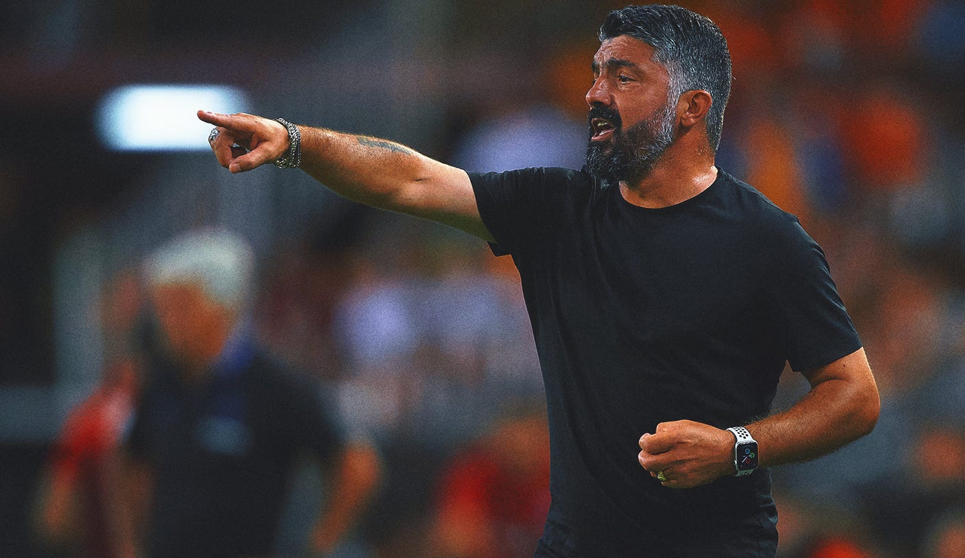 Italy's World Cup Hopes Rest On Gattuso's Shoulders Italy's World Cup Hopes Rest On Gattuso's Shoulders