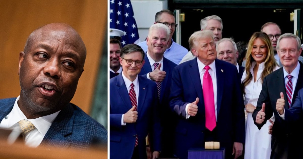 'Just Breaking Even':  Senator Scott's Tax Bill Polling Concerns Raise GOP Fears