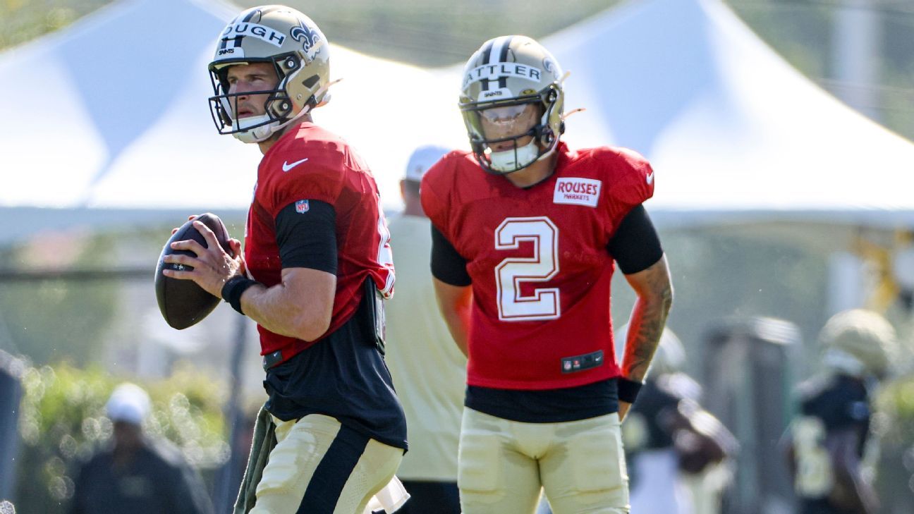 Kellen Moore On Saints' Starting QB: No Decision Yet