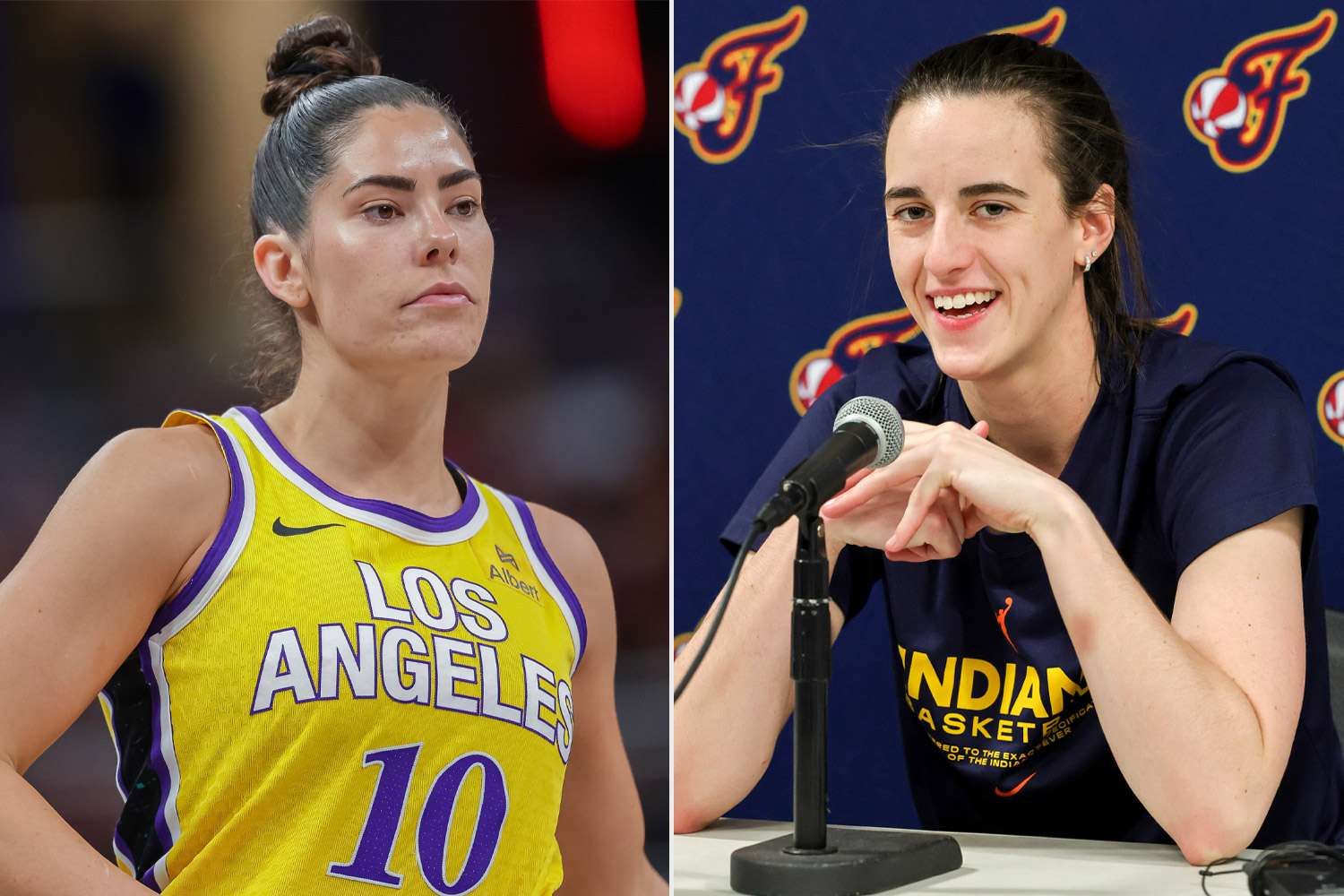 Kelsey Plum And Caitlin Clark Fan Confrontation At Los Angeles Sparks Game