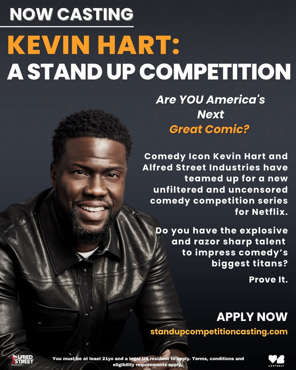 Kevin Hart's New Talent Search:  A Hunt For Hilarious Comedians