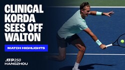 Korda's 20 Aces Power Hangzhou 2025 Quarterfinal Run