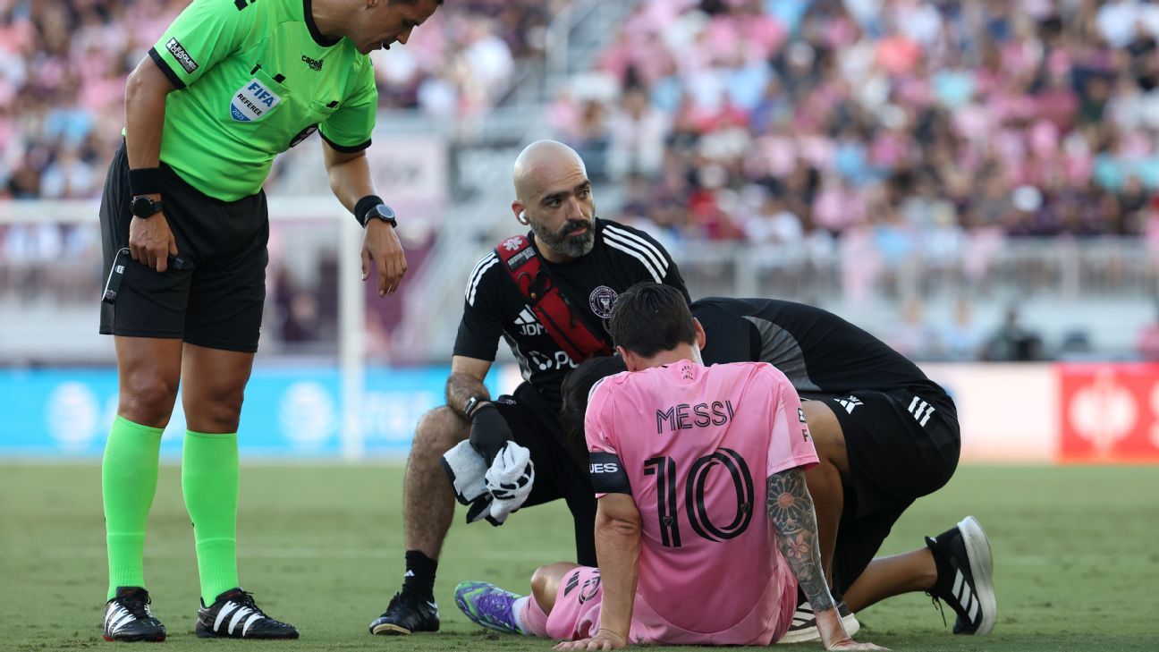 Leagues Cup Champions Inter Miami: Messi's Hamstring Injury Casts A Shadow Leagues Cup Champions Inter Miami: Messi's Hamstring Injury Casts A Shadow