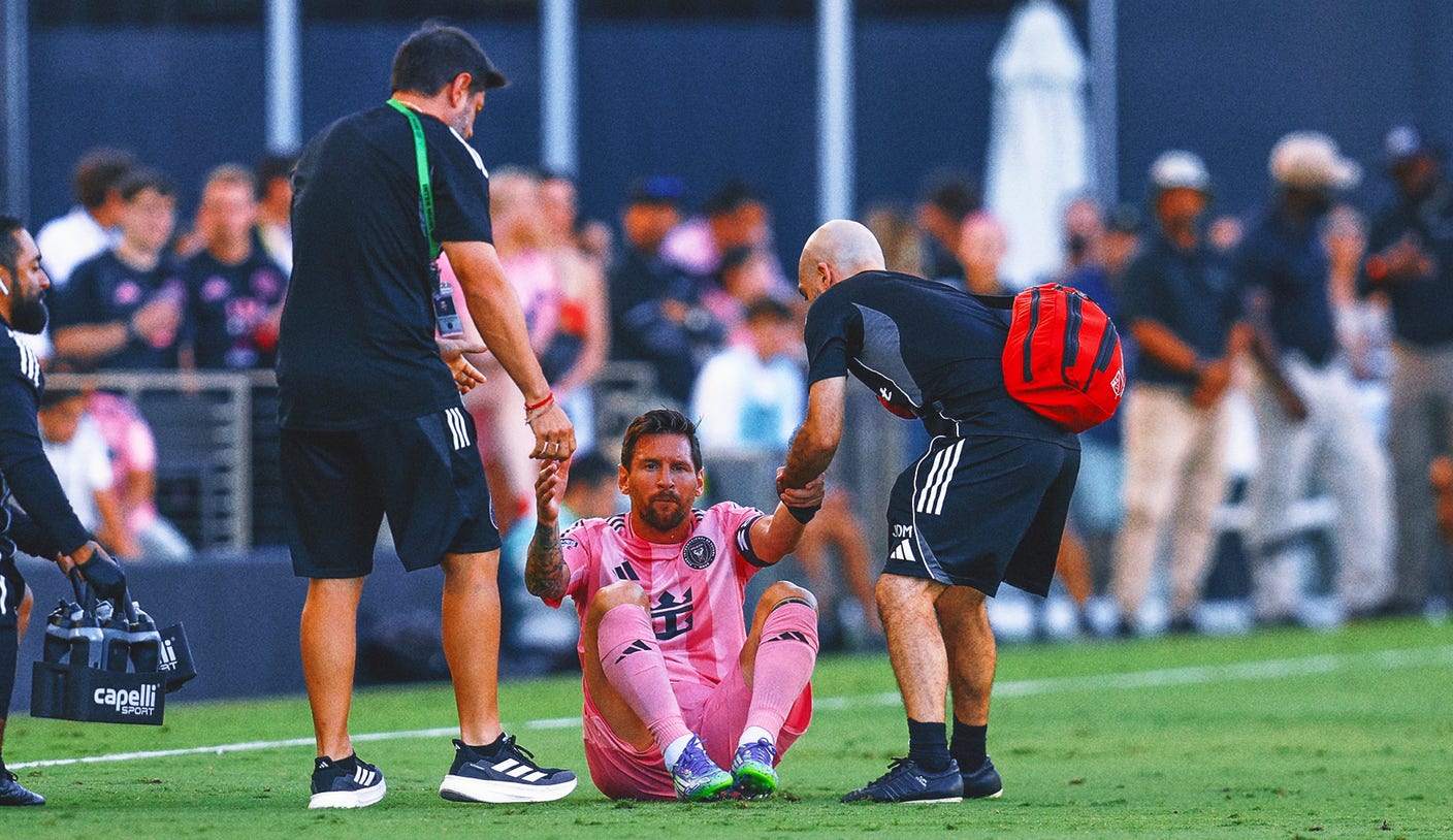 Lionel Messi Suffers Leg Injury, Sidelined From Inter Miami's League Cup Run