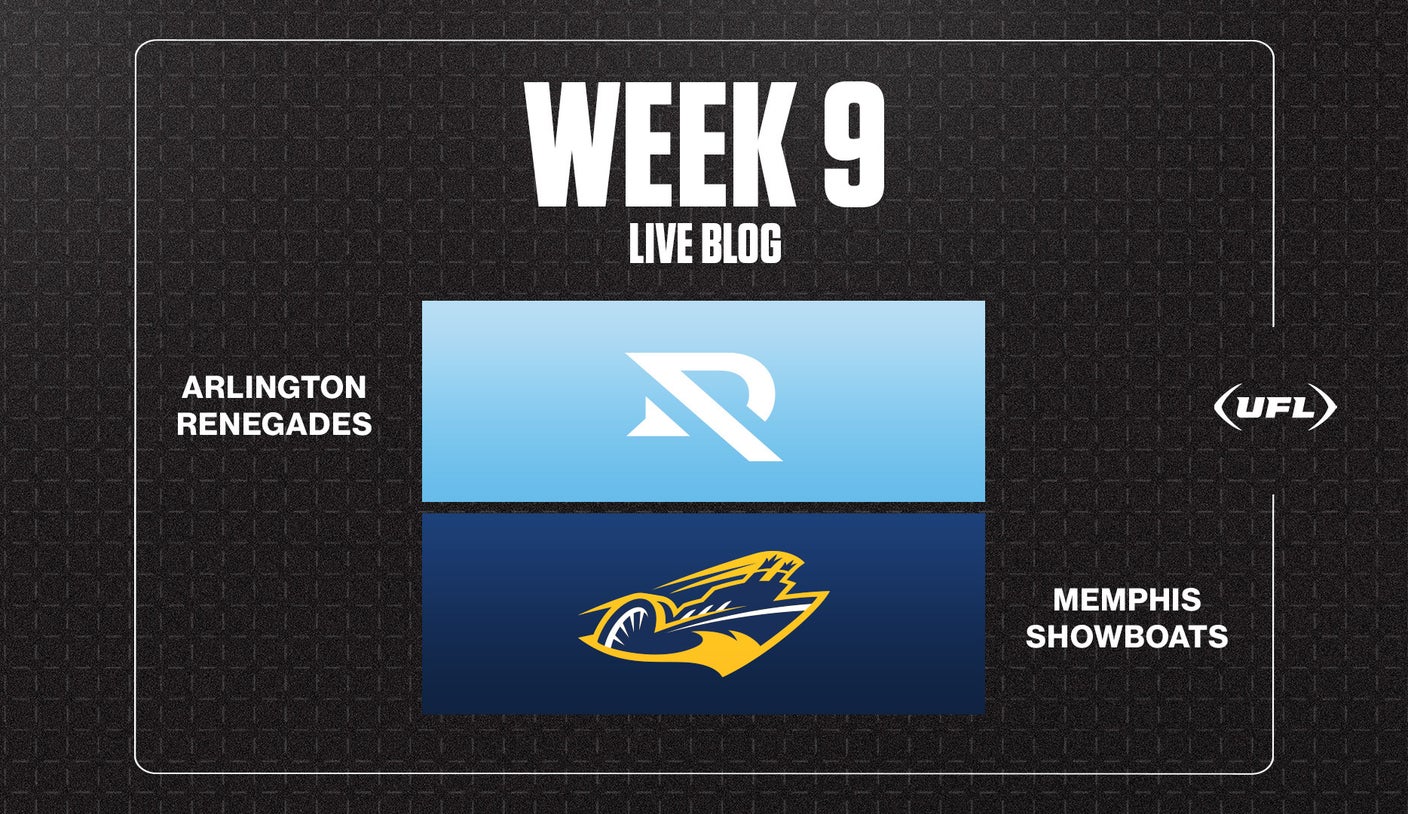 Live Updates: UFL Week 9 Renegades Vs. Showboats Game Delayed Due To Weather
