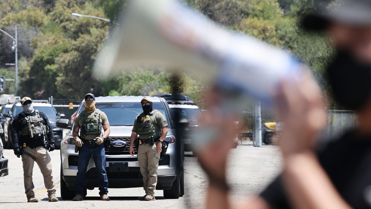 Los Angeles Dodgers Confront ICE Presence At Stadium Los Angeles Dodgers Confront ICE Presence At Stadium