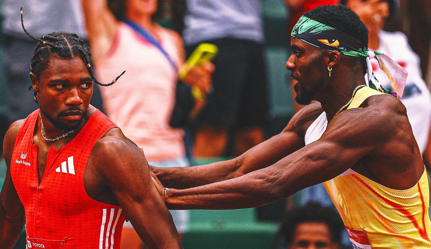 Lyles And Bednarek: Shoving Match After 200m Final At USATF Championships Lyles And Bednarek: Shoving Match After 200m Final At USATF Championships