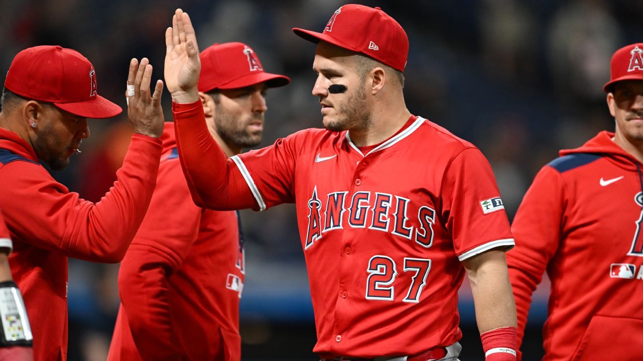 Mike Trout's First Game Back: 5th In The Order, Angels Secure Win Mike Trout's First Game Back: 5th In The Order, Angels Secure Win