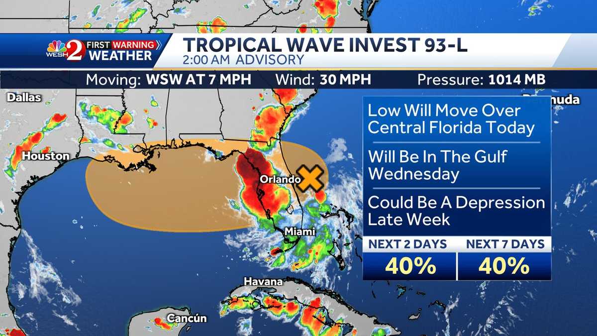 Monday Severe Storm Risk Remains High For Central Florida Monday Severe Storm Risk Remains High For Central Florida