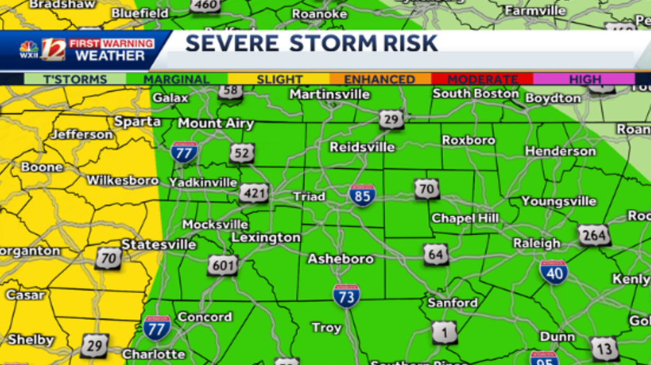 North Carolina Weather Alert: Severe Storms And Heavy Rain Predicted Overnight North Carolina Weather Alert: Severe Storms And Heavy Rain Predicted Overnight
