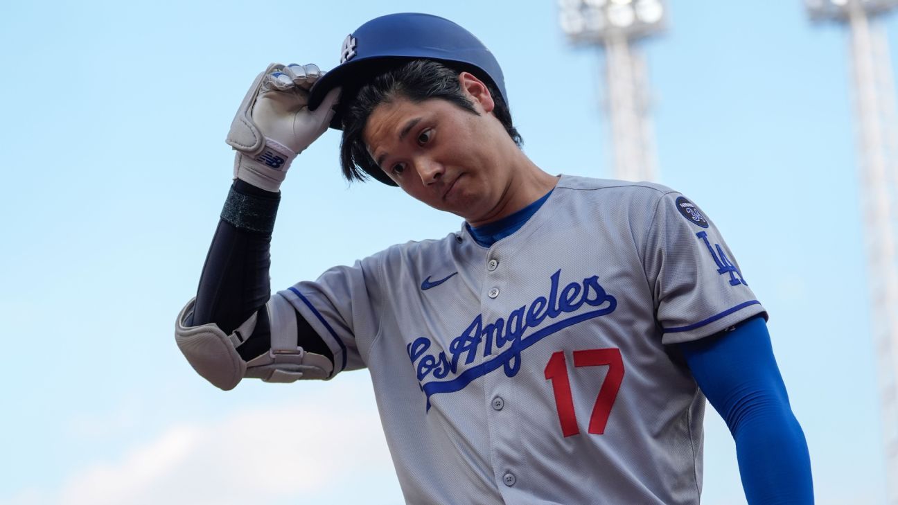 Ohtani's First Four At-Bats Against Dodgers End In Strikeouts