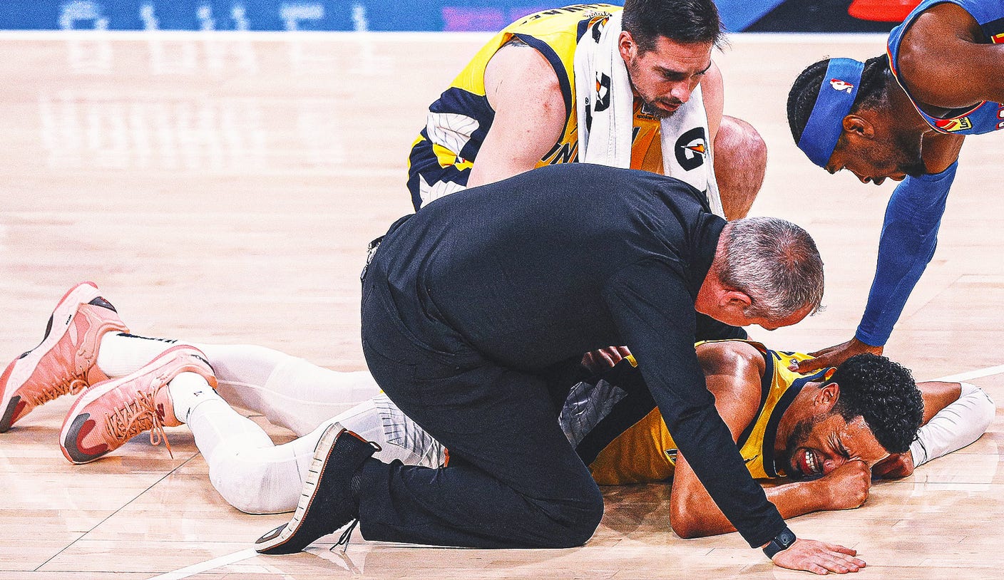 Pacers Star Tyrese Haliburton Out After Game 7 Achilles Injury Pacers Star Tyrese Haliburton Out After Game 7 Achilles Injury