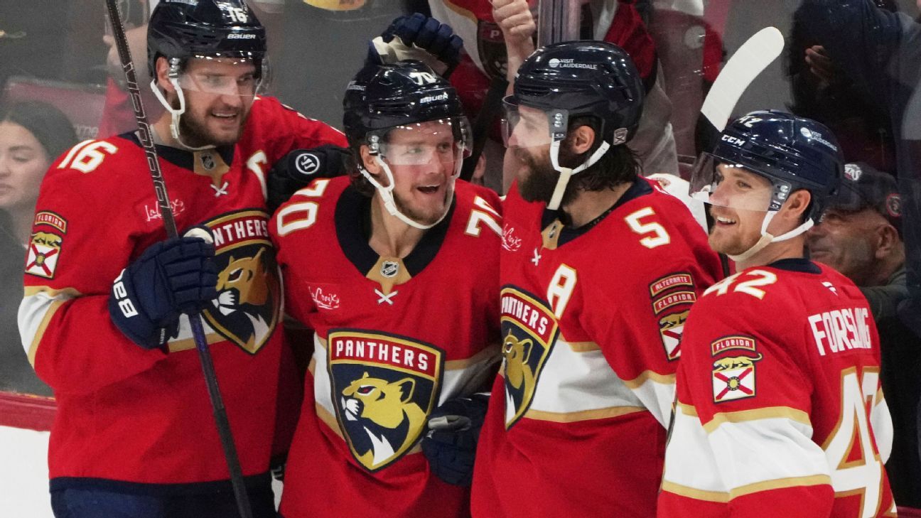 Panthers Take Commanding 3-0 Lead After Five-Goal Outburst Panthers Take Commanding 3-0 Lead After Five-Goal Outburst
