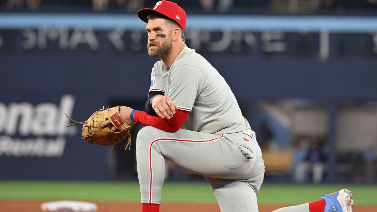 Report: Bryce Harper Used Profanity In Heated Confrontation With Rob Manfred