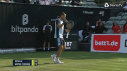 Safiullin Outclasses Mpetshi Perricard With Show-Stopping Lob In Stuttgart 2025