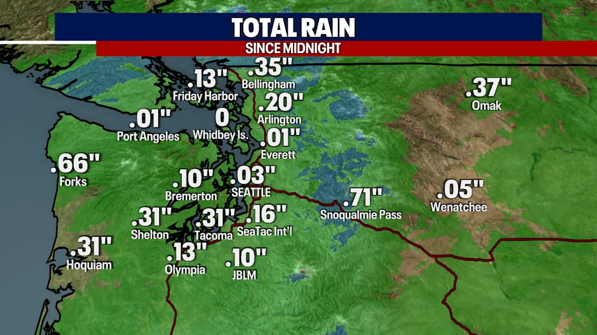 Seattle Weather Forecast: Thursday Showers Give Way To Sunny Skies