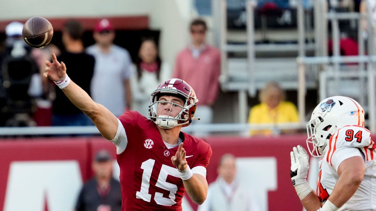 Sources: Alabama's Starting QB Is Ty Simpson - ESPN Announcement Sources: Alabama's Starting QB Is Ty Simpson - ESPN Announcement
