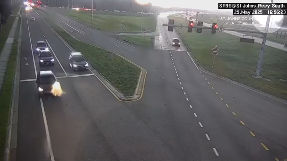 St. Johns County Traffic Cam Captures Possible Tornado St. Johns County Traffic Cam Captures Possible Tornado
