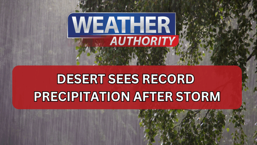 Storm Brings Record-Breaking Precipitation To Arid Desert Storm Brings Record-Breaking Precipitation To Arid Desert