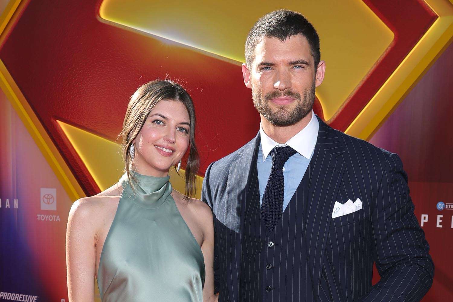 Superman's David Corenswet Makes First Public Appearance With Wife Julia Best Superman's David Corenswet Makes First Public Appearance With Wife Julia Best