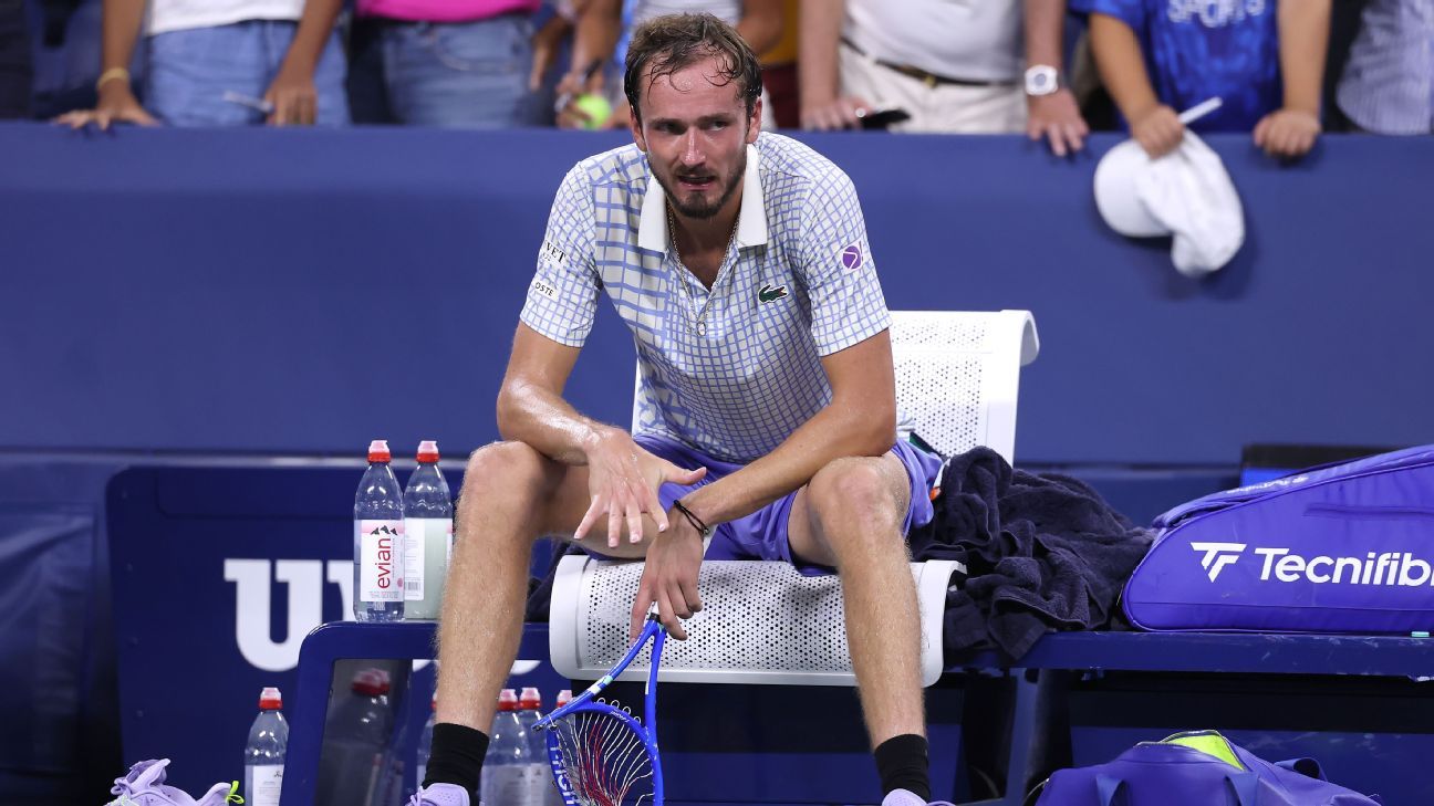 Tennis Star Medvedev Sanctioned: $42,500 Fine For US Open Behavior Tennis Star Medvedev Sanctioned: $42,500 Fine For US Open Behavior