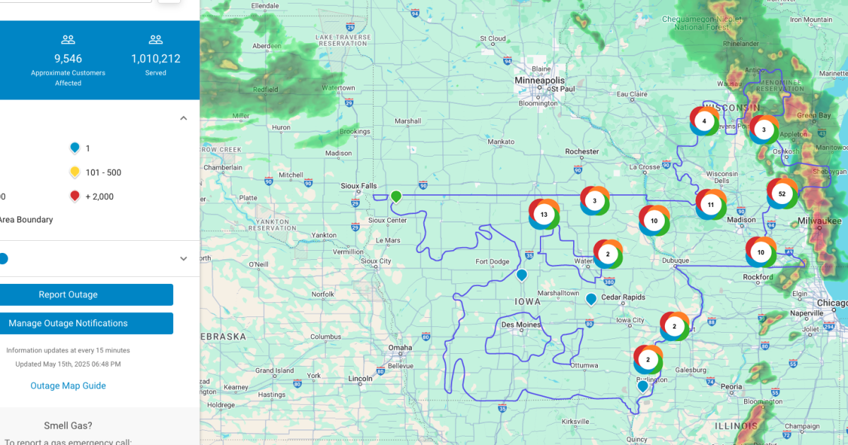 Thousands Of Wisconsinites Face Power Outages Due To Recent Storms