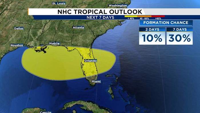 Tropical Disturbance Invest 93L: Monitoring The Threat To Florida