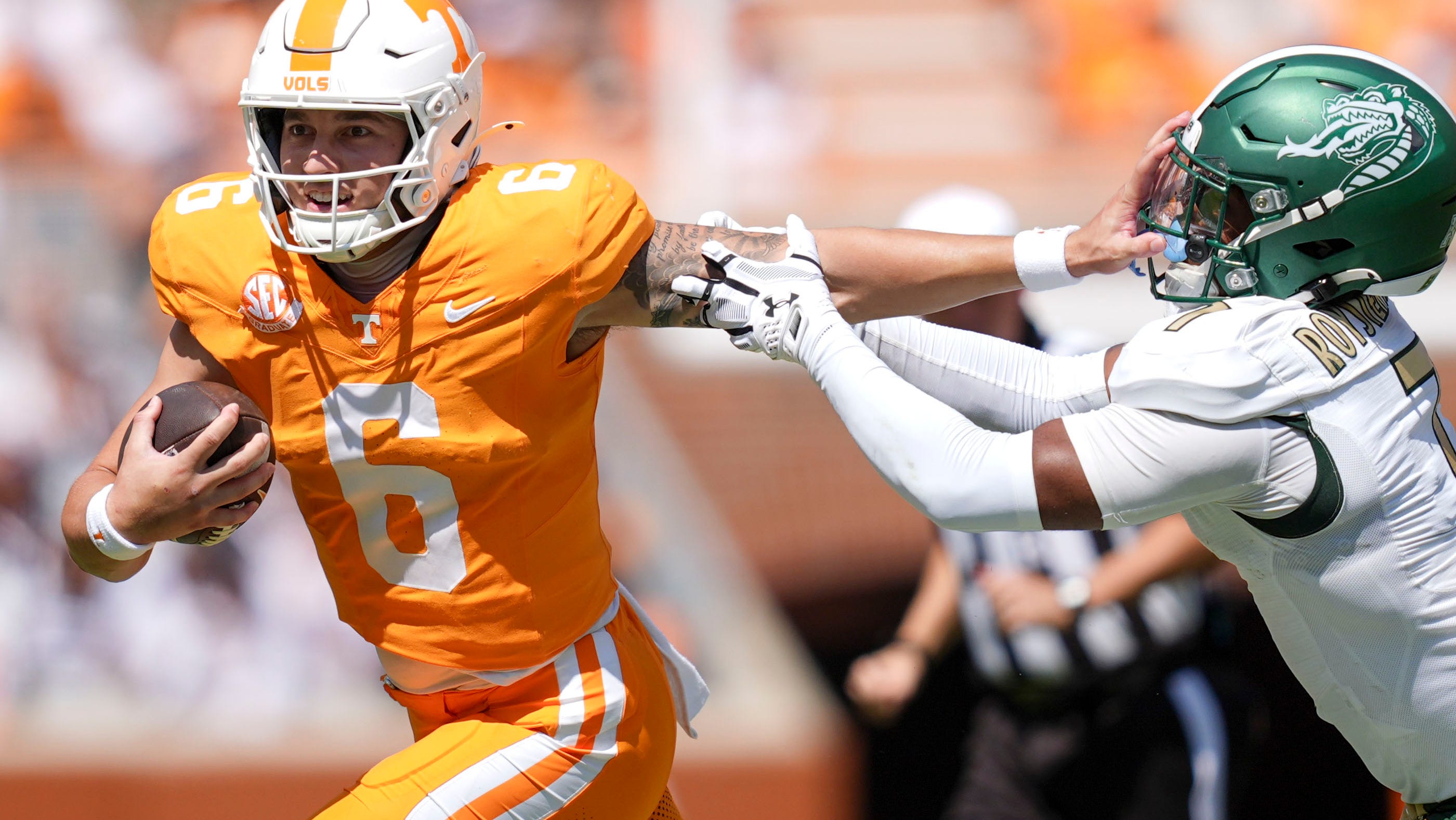 UAB Defender's Controversial Stomp On Tennessee Kicker UAB Defender's Controversial Stomp On Tennessee Kicker
