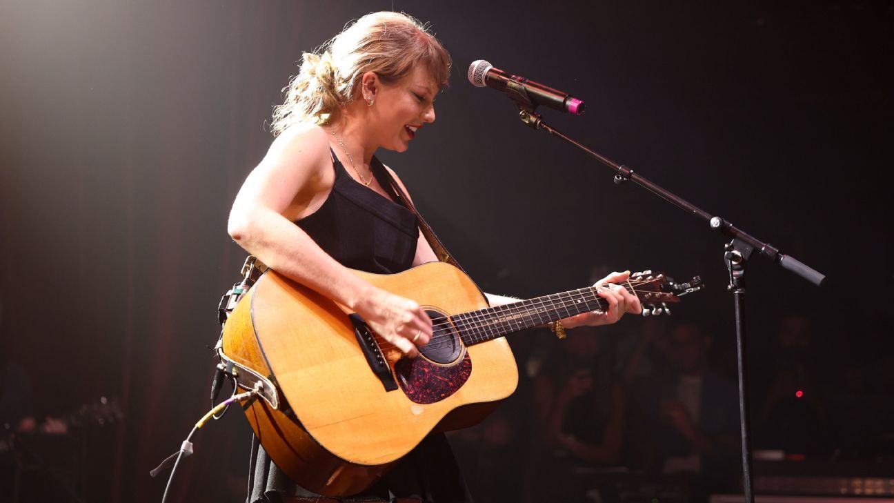 Unexpected Guest: Taylor Swift's Appearance At Tight End University Via ESPN Unexpected Guest: Taylor Swift's Appearance At Tight End University Via ESPN