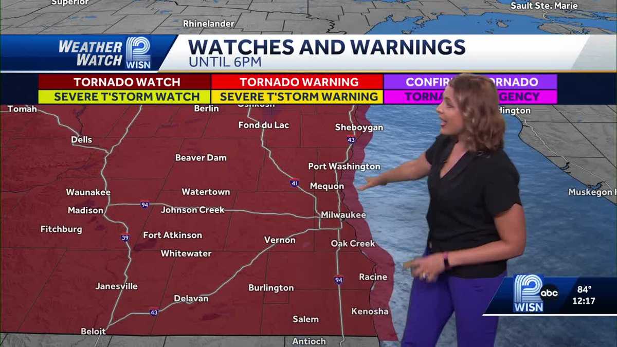 Urgent: Tornado Watch Now In Effect Across Southeast Wisconsin Urgent: Tornado Watch Now In Effect Across Southeast Wisconsin