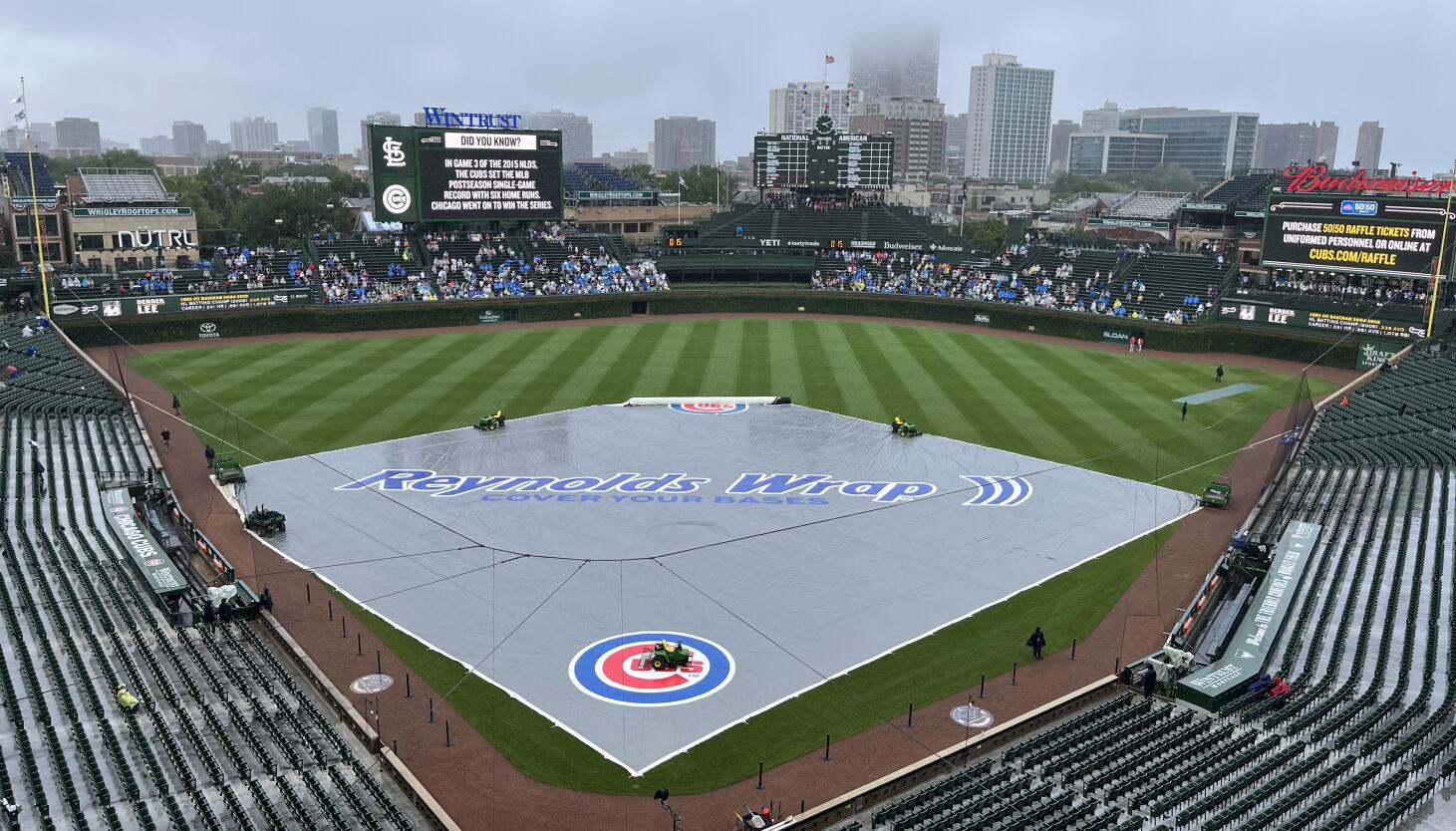 Weather Delay: Cubs And Cardinals Series Finale In Jeopardy Due To Chicago Rain Weather Delay: Cubs And Cardinals Series Finale In Jeopardy Due To Chicago Rain