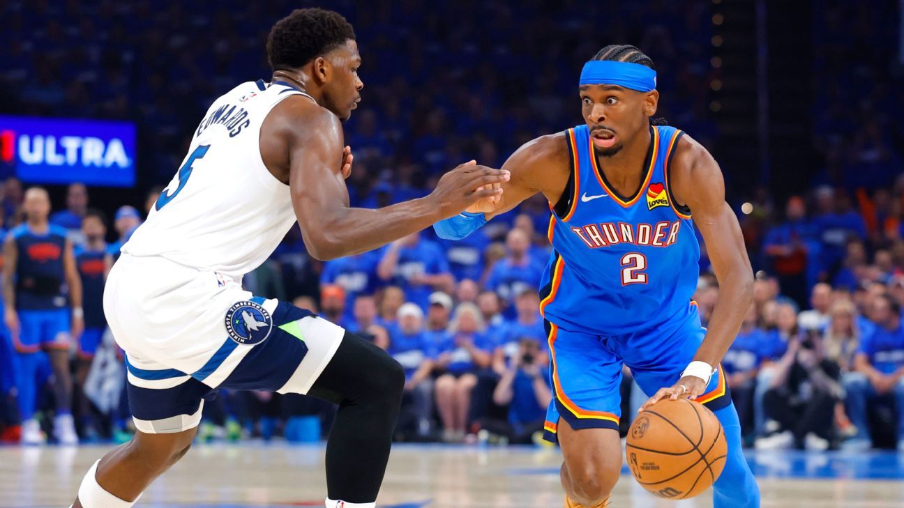 Western Conference Finals: Thunder's Gilgeous-Alexander Leads Team To 2-0 Series Advantage