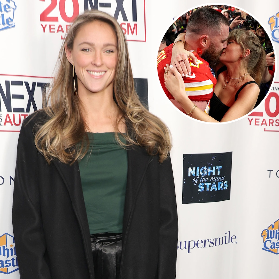 Why Kylie Kelce Didn't Comment On Brother Travis' Engagement To Taylor Swift